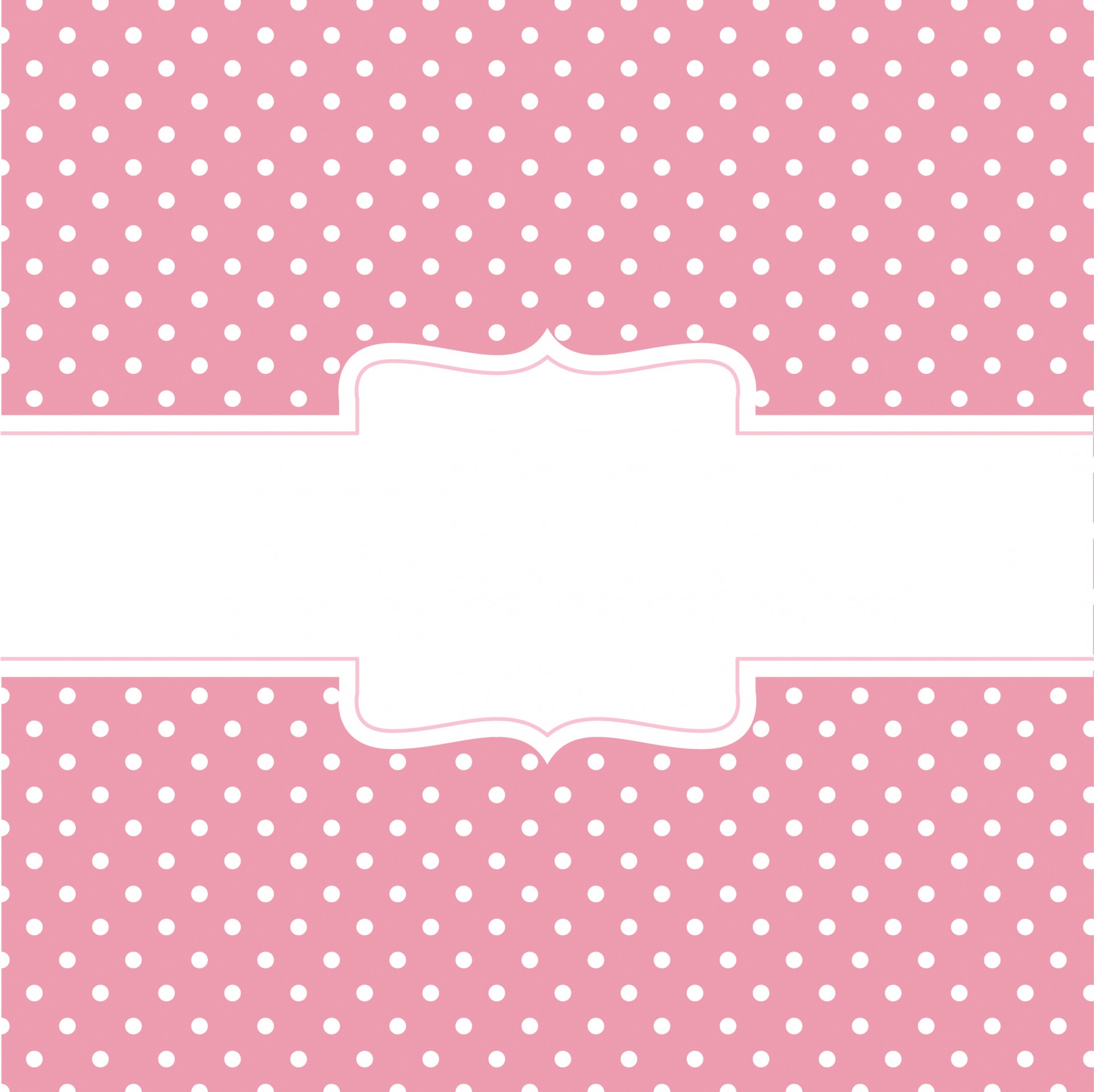 Pink Card With Banner