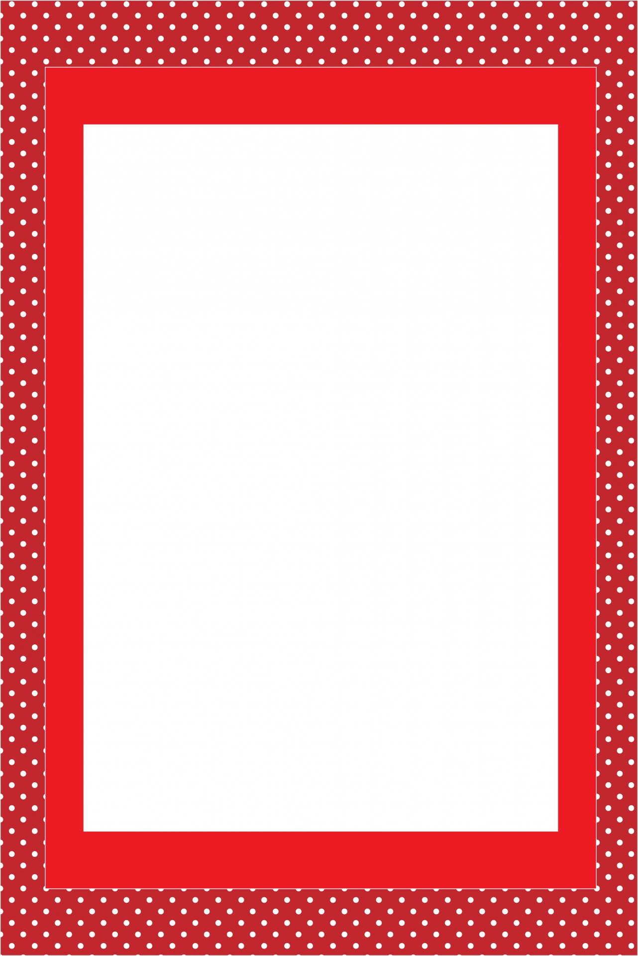 Красная рамка Пригласительный билет