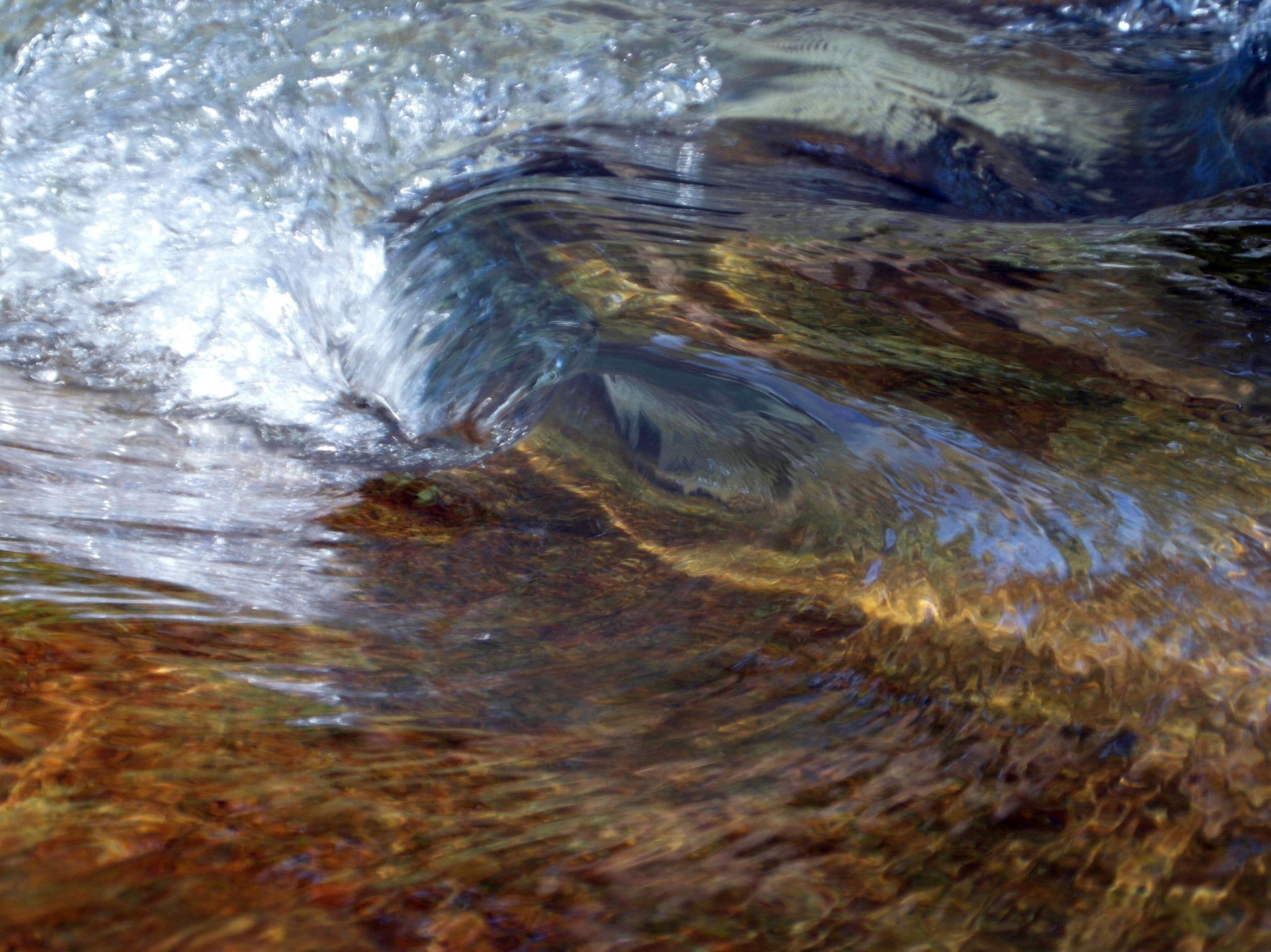 River Wave Abstract