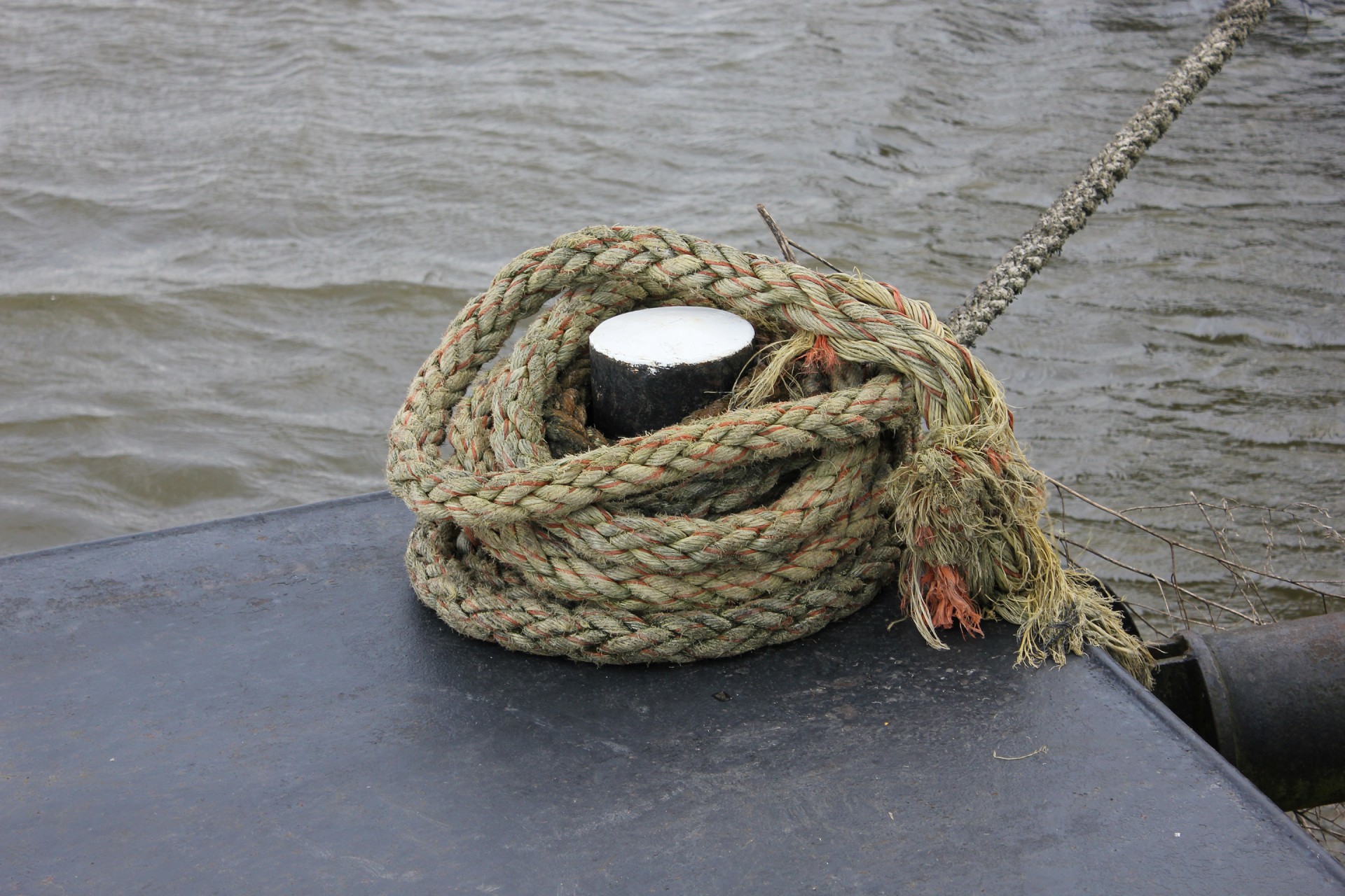 Rope verankerten Boot