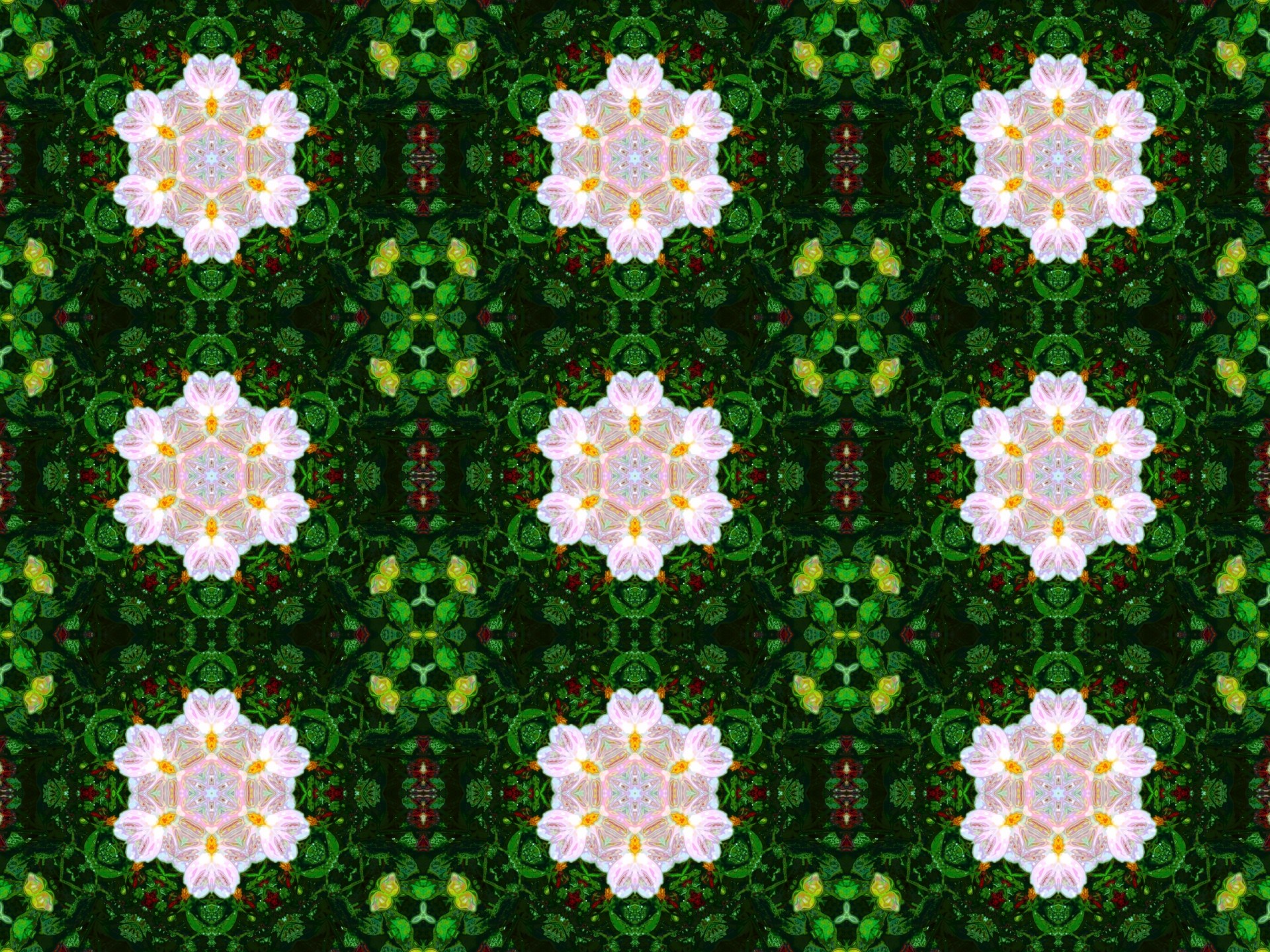 Nahtlose Muster mit Blumen