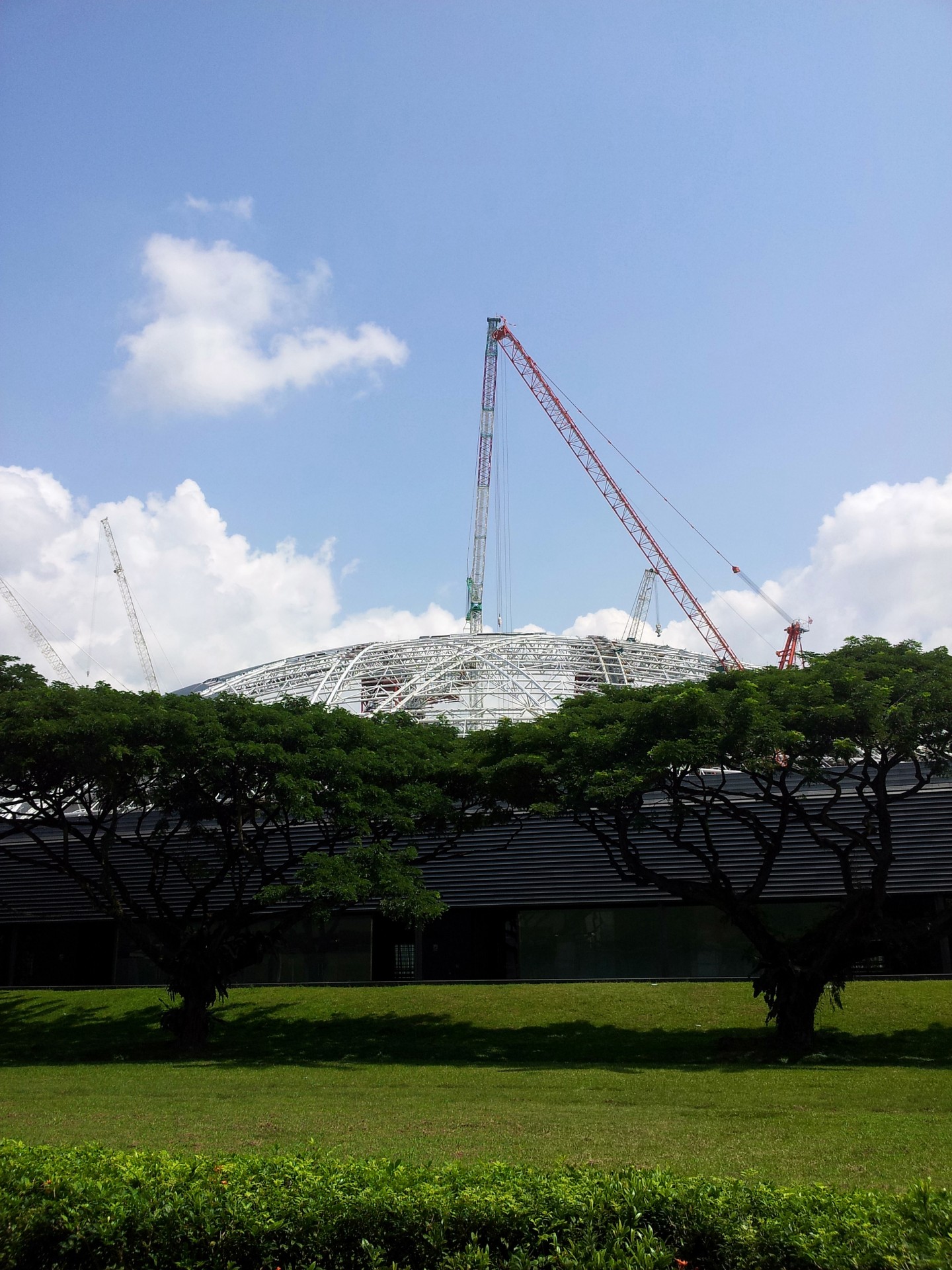 Singapur Stadion in Bau