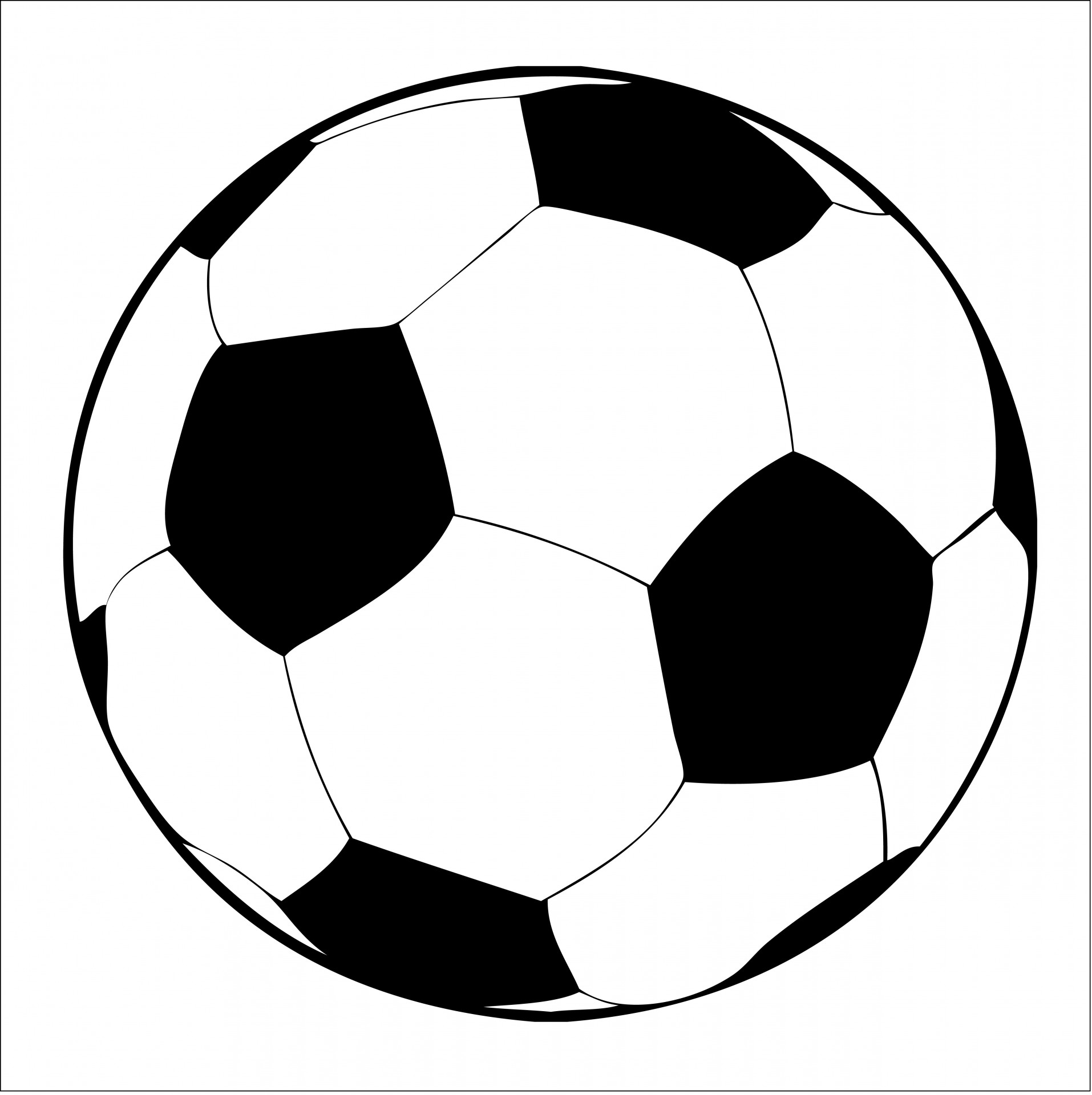 Balón de fútbol de Clip Art