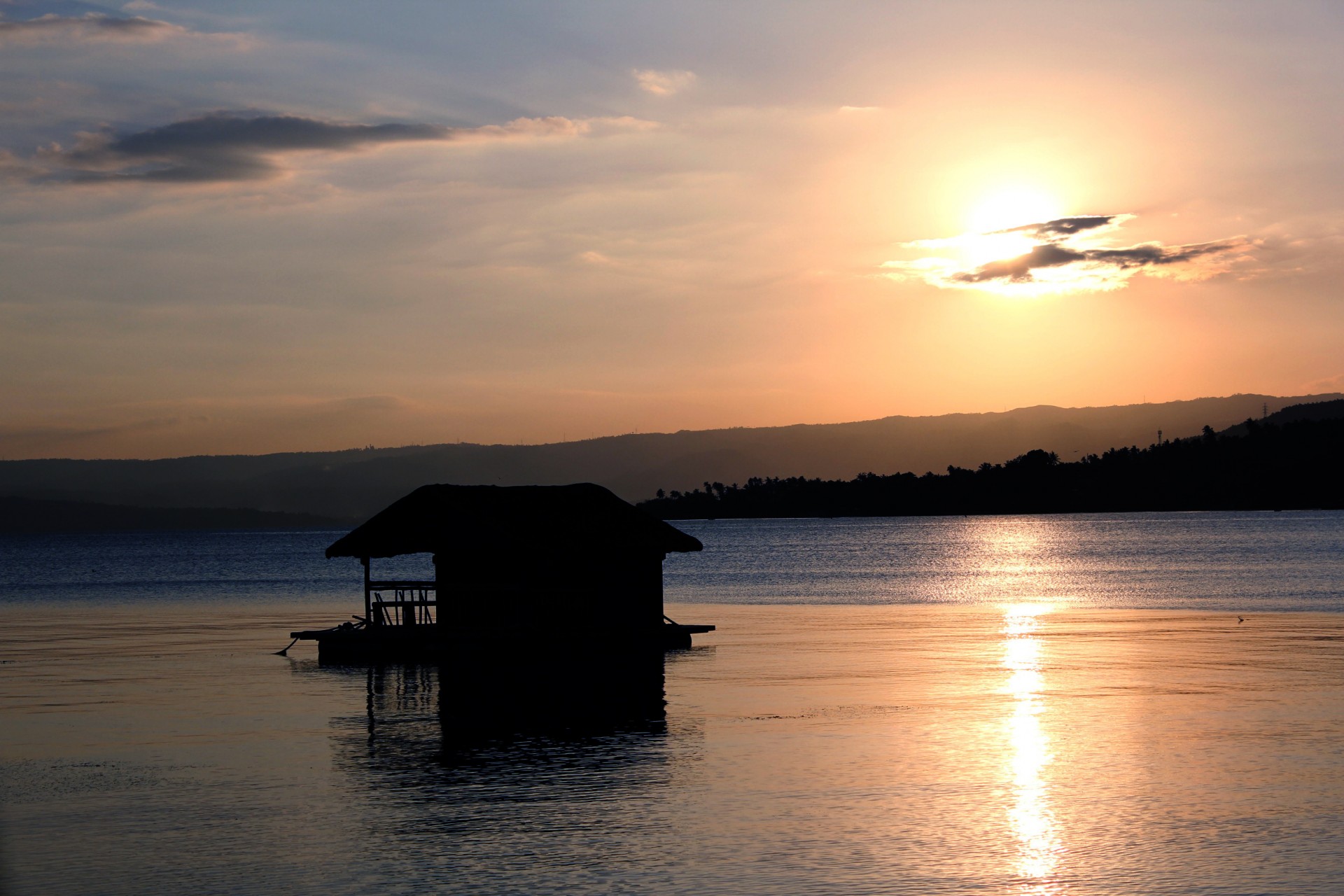 Sonnenuntergang in Batangas