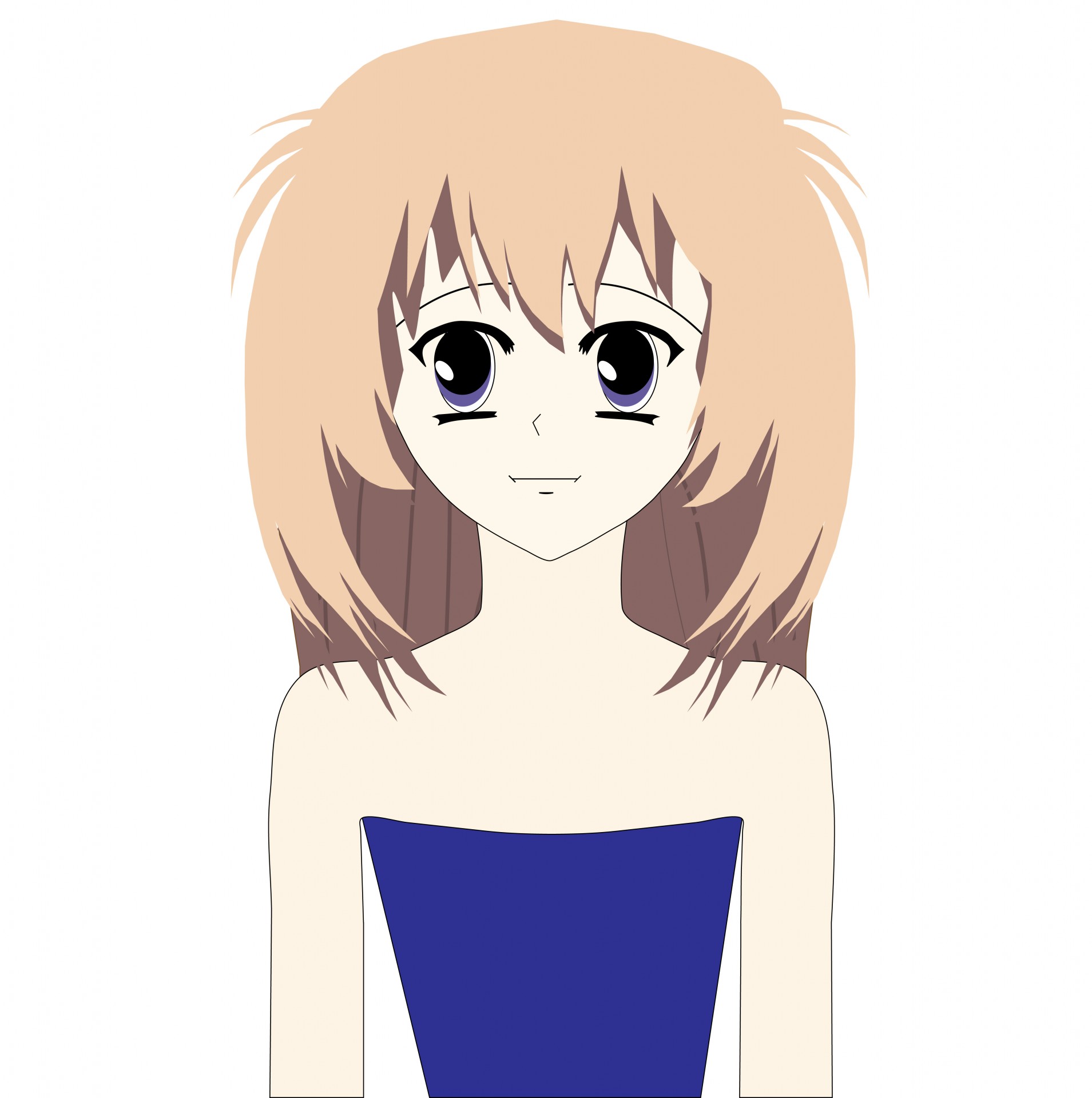 Teenage Girl Anime-Charakter