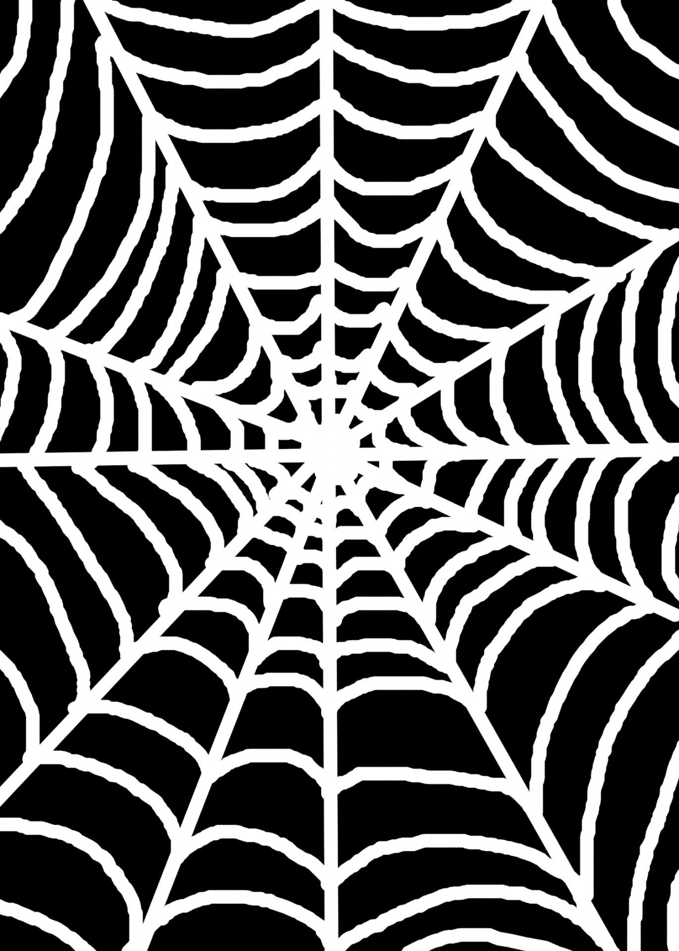Weißen Spinnennetz