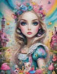 Alice In Wonderland Illustration