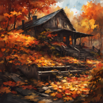 Cabin in Autumn