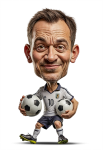 Caricature, Football Player, Png