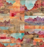 Arizona patchwork reizen poster kunst