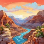 Grand Canyon Arizona-kunst