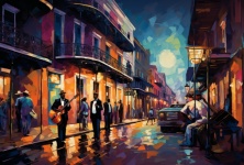 New Orleans Travel Poster Art