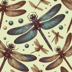 Vintage Dragonfly Art