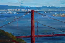 Podul Golden Gate Pictură în ulei Art