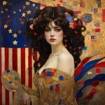 Gorgeous Brunette Americana Woman