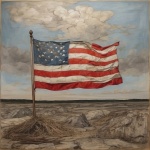 United States Flag Art Print