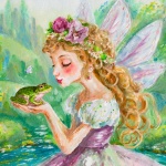 Whimsical Princess And Prince Frog