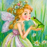 Whimsical Princess And Prince Frog