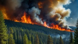 Large Forest Fire
