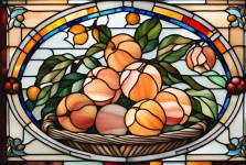 Peach Fruit Basket