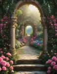 Portal Gate Garden Fantasy