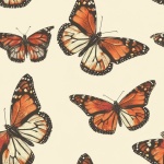 Vintage Butterfly Pattern