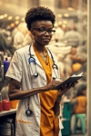Afrikaanse vrouwendokter