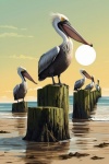 Păsări la Ocean Art