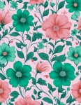 Flowers Pattern Background Wallpaper