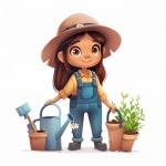 Gardener Character Art