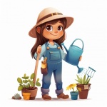 Gardener Character Art