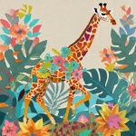 Giraf Jungle kaarten
