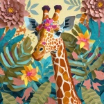 Giraf Jungle kaarten