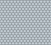 Hexagon negru pe fundal gri
