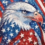 July 4th Independence Day Eagle