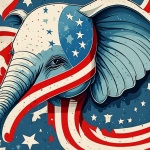 July 4th Independence Day Elephant