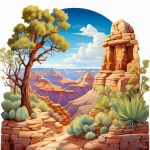 Grand Canyon Arizona-kunst