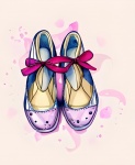 Cute Feminine Shoes With Bows