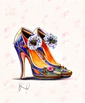 High Heel Shoes Art Print