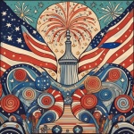 Винтажный ретро-плакат «Американа США»