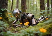 Roboter Science-Fiction Fantasie