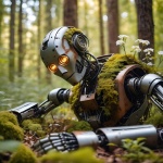 Roboter Science-Fiction Fantasie