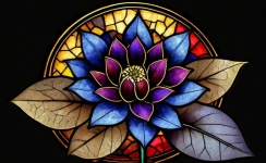 Stained Glass Window, Illustration