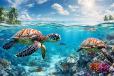 Tropical Sea Turtles