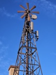 Windmühle in der Geisterstadt Goldfield