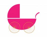 Baby Girl Stroller Pink