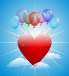 Balloons And Heart