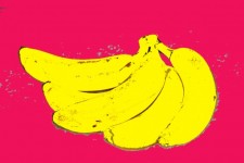 Dos desenhos animados escultura Bananas 