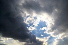 Clouds With Dark And Light Areas