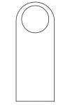 Door Hanger modèle Outline